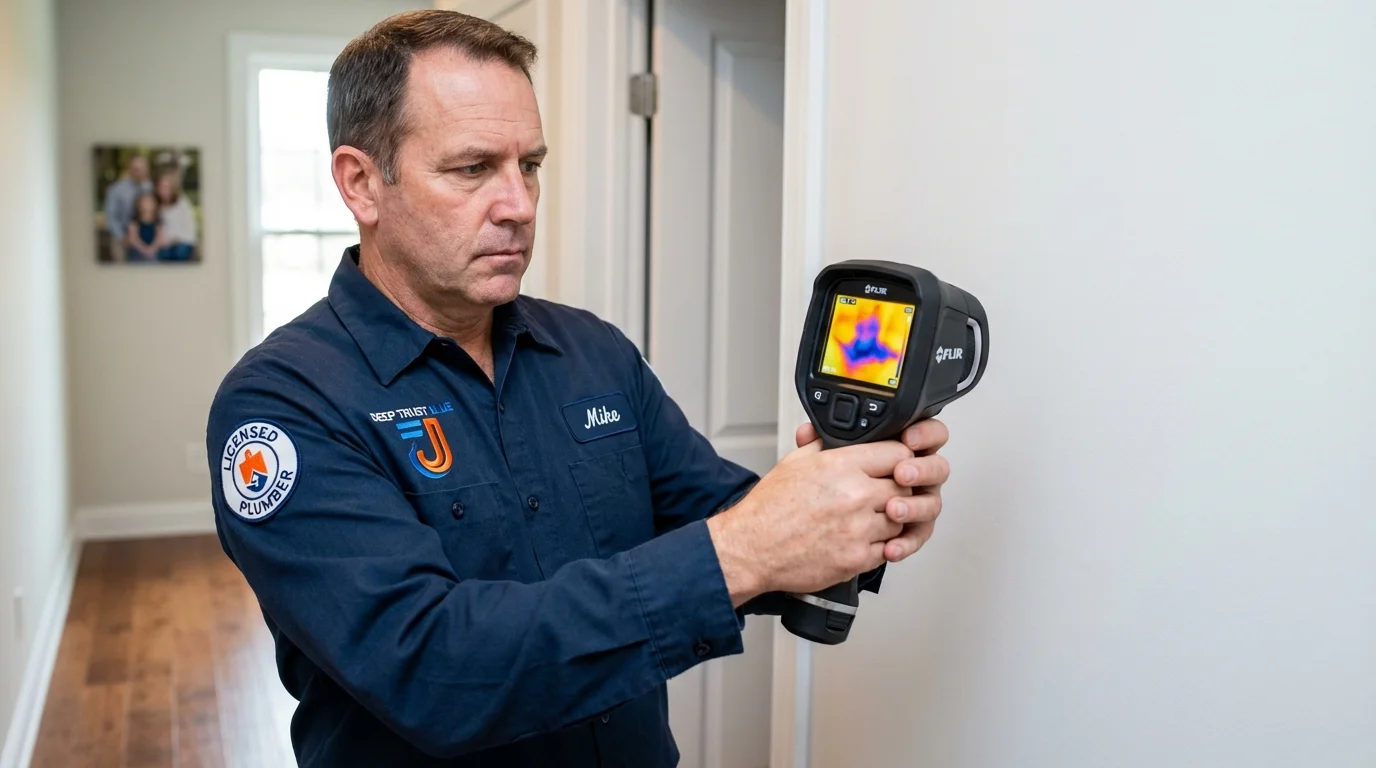 Thermal imaging leak detection by Johns Plumbing LLC in Plymouth Meeting